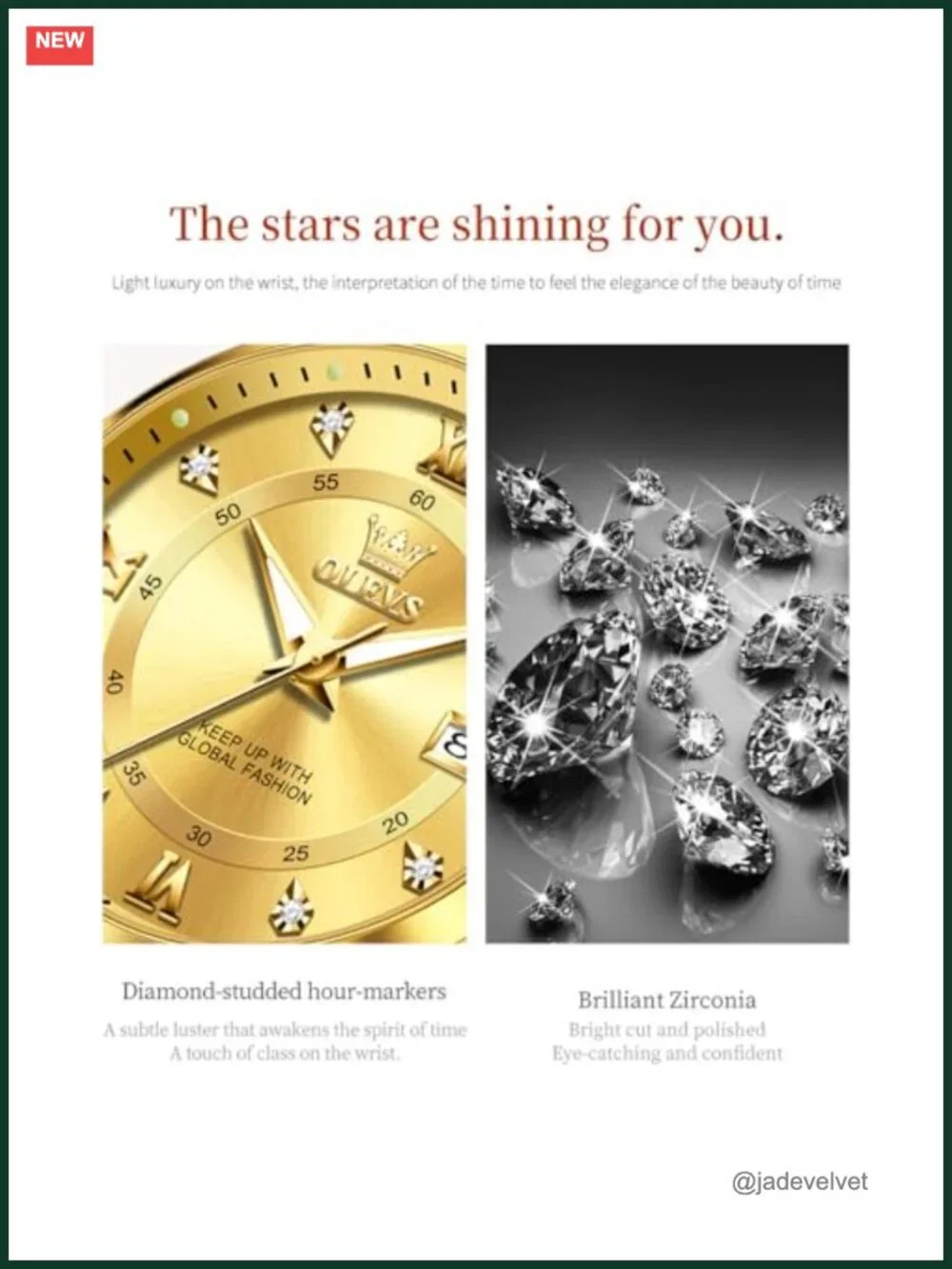 Luxury Stainless Steel Women's Wrist Watch Analog Quartz Date Waterproof